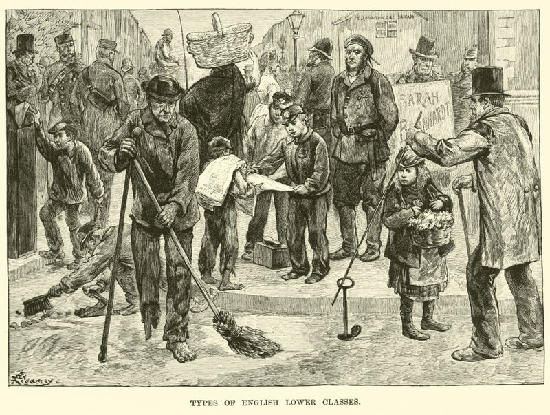 Tipos de clases bajas inglesas de American School