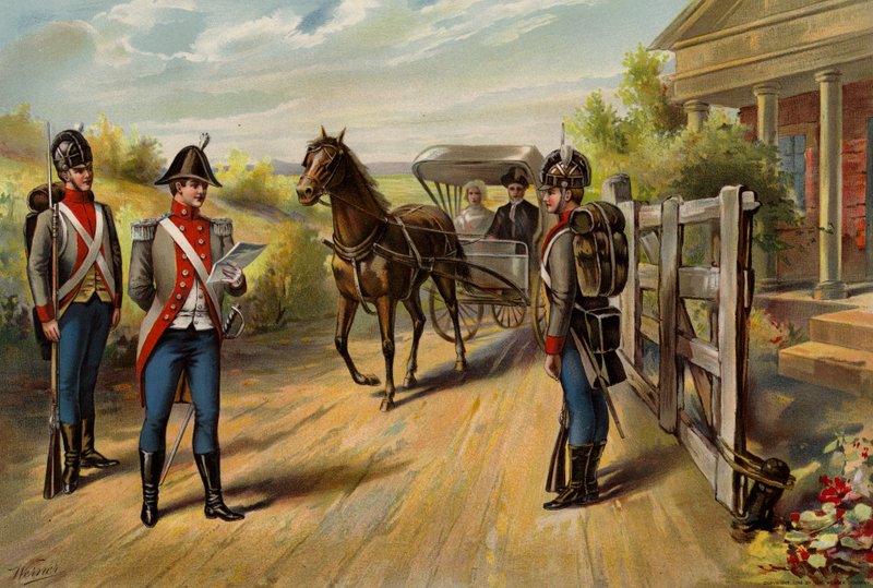 Ejército de los EE.UU., Oficial y Soldados de Infantería de American School
