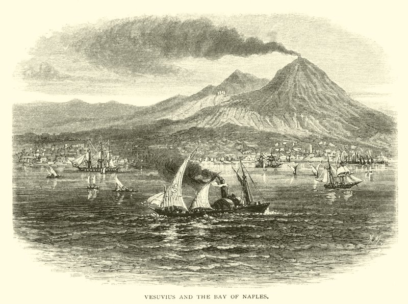 Vesubio y la Bahía de Nápoles de American School