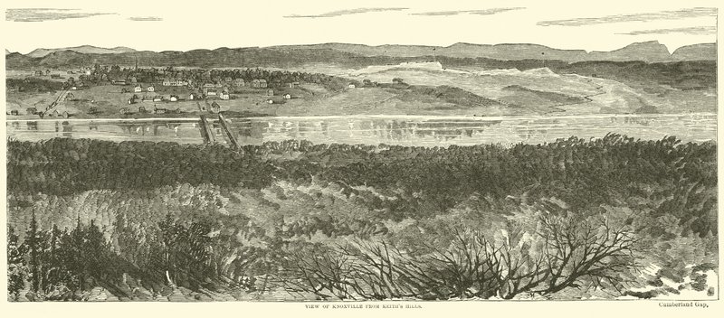 Vista de Knoxville desde Keiths Hills, noviembre de 1863 de American School