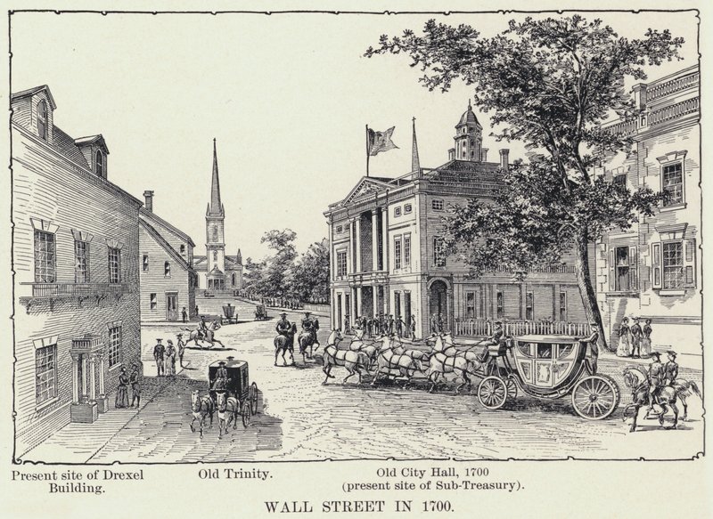 Wall Street en 1700 de American School