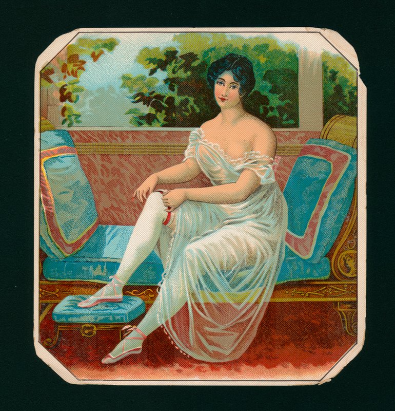 Vestido de mujer (cromolito) de American School