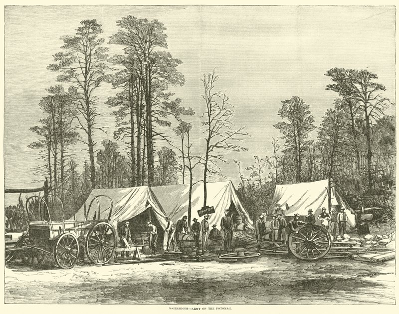 Talleres, Ejército del Potomac, mayo de 1864 de American School