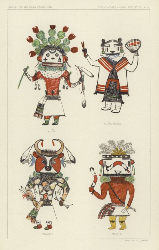 Yuna, Yuna Mana, Wakac, Makto (litografía en color) de American School
