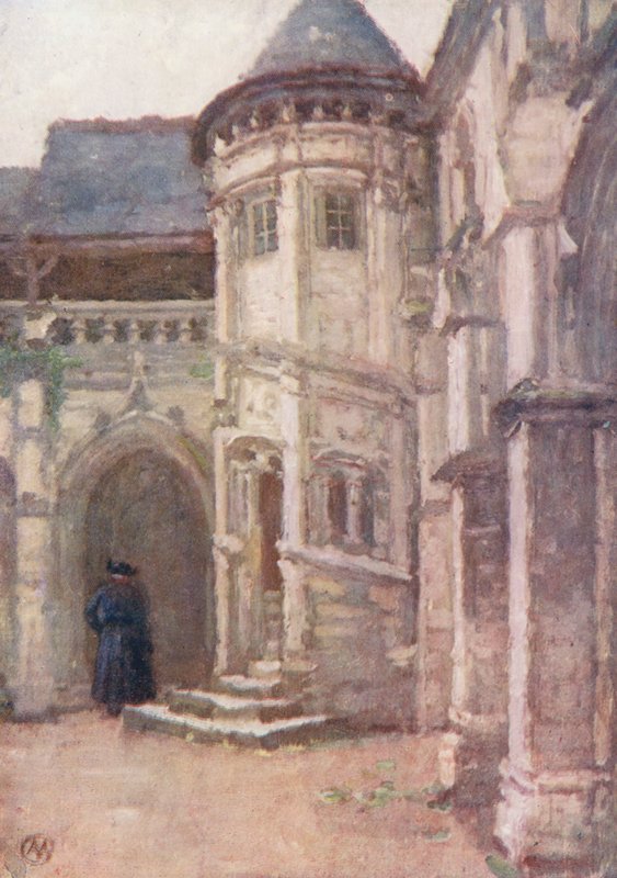 La Psallette, Tours (litografía en color) de Amy B. Atkinson
