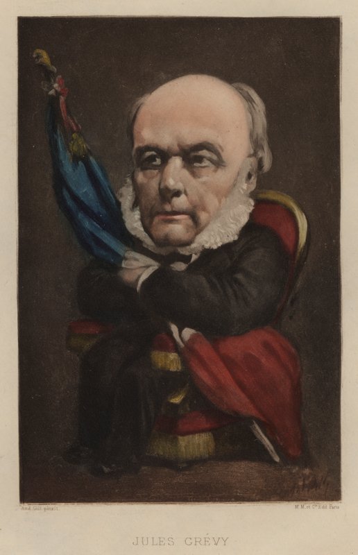 Jules Grevy, estadista francés de Andre Gill