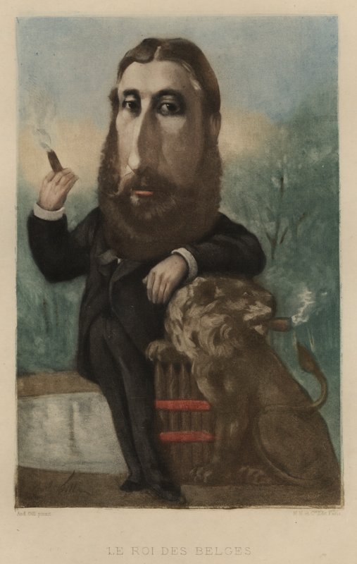Leopoldo II, Rey de los Belgas de Andre Gill