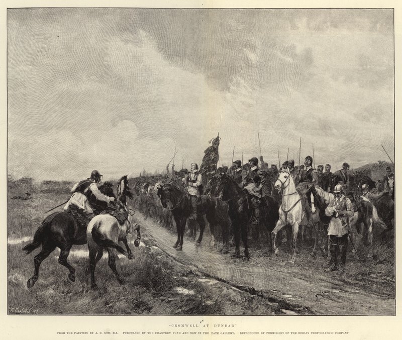 Cromwell en Dunbar de Andrew Carrick Gow