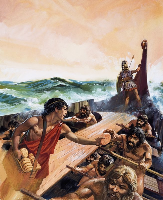 La trirreme ateniense de Andrew Howat