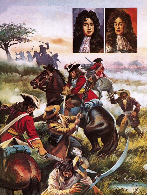Batalla de Sedgemoor 1685 de Andrew Howat