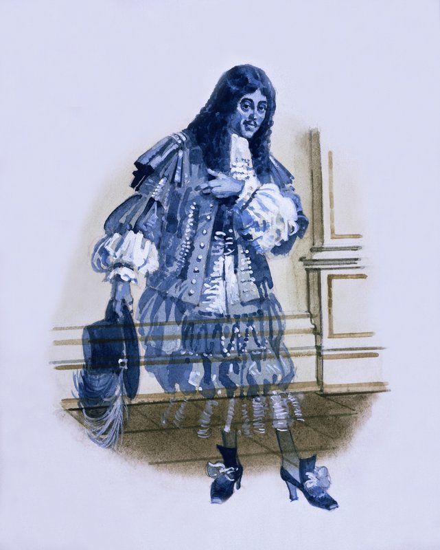 Fantasma, que algunos creen que es George Villiers, 2º Duque de Buckingham. de Andrew Howat