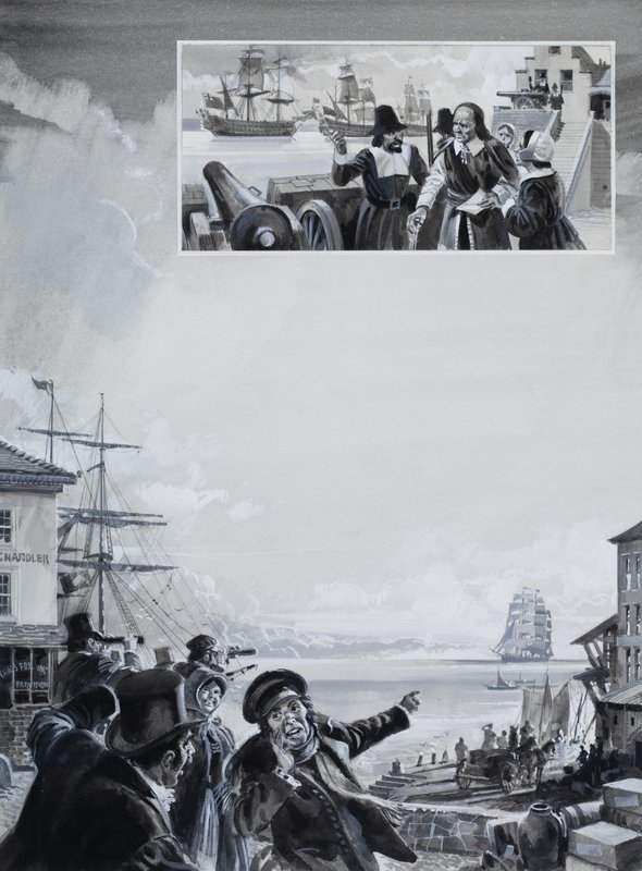Escena portuaria de Andrew Howat