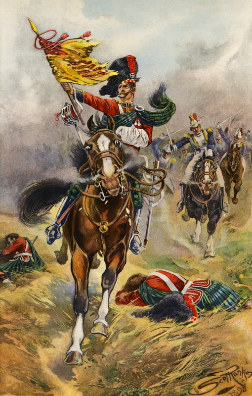 Una carrera por la bandera (grabado) de Andrew Scott Rankin