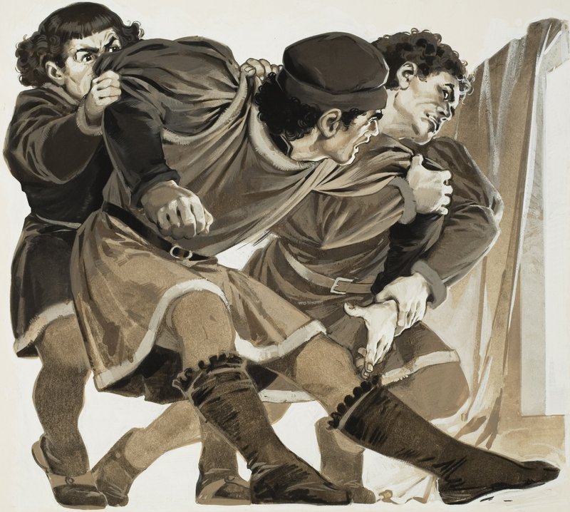 Baldaccio (1400-41) (gouache sobre papel) de Angus McBride
