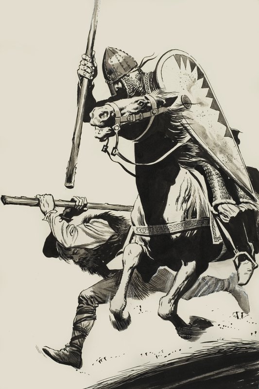 Perseguido por un normando de Angus McBride
