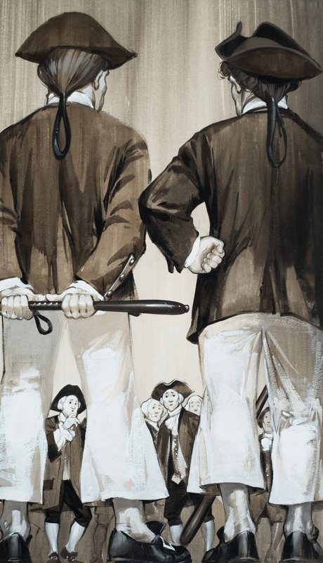 Press Gang (gouache sobre papel) de Angus McBride