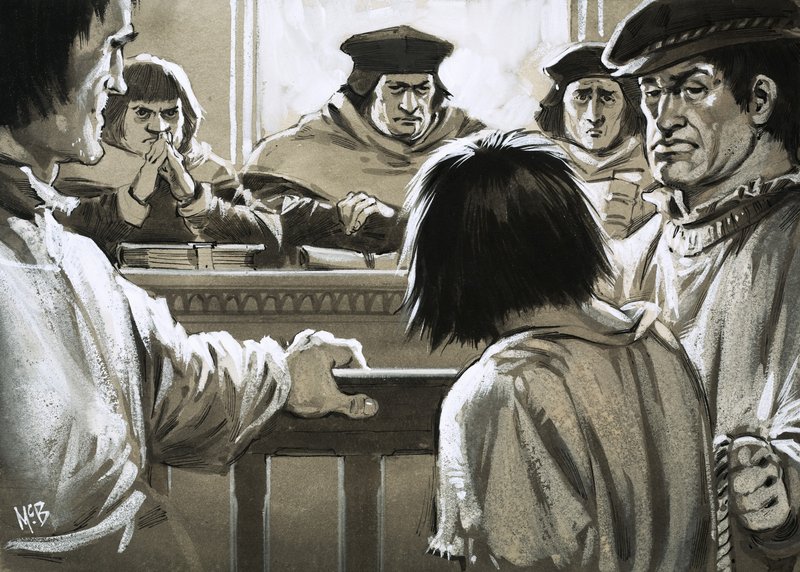 Los prisioneros no podían esperar piedad del temido Tribunal de la Cámara de las Estrellas de Angus McBride