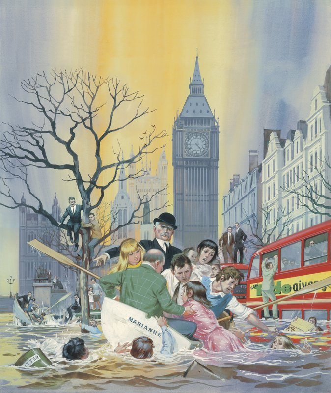 Inundación del Támesis de Angus McBride