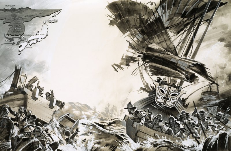 La Armada Condenada de Kublai Khan de Angus McBride