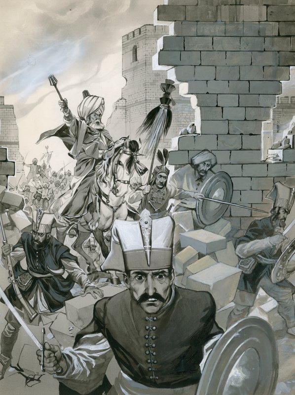 La caída de Constantinopla de Angus McBride