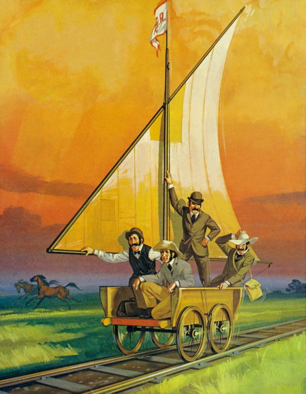 El velero (litografía en color) de Angus McBride