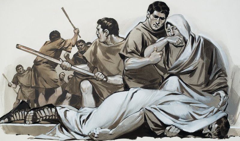 Tiberio Graco (gouache sobre papel) de Angus McBride