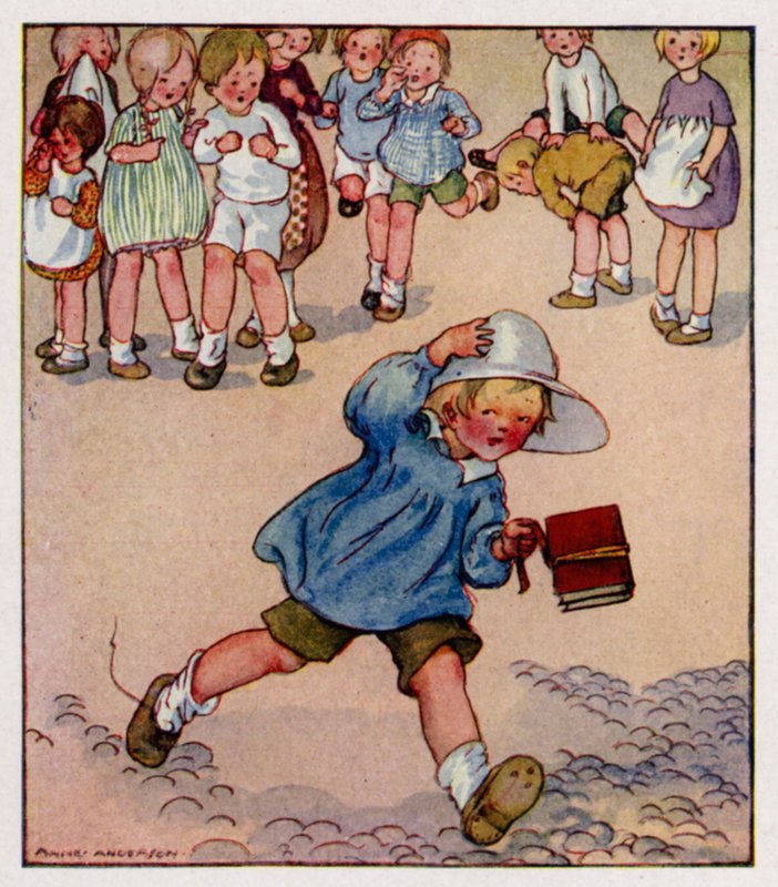 Rima infantil: Georgey Porgey, pudín y pastel de Anne (after) Anderson