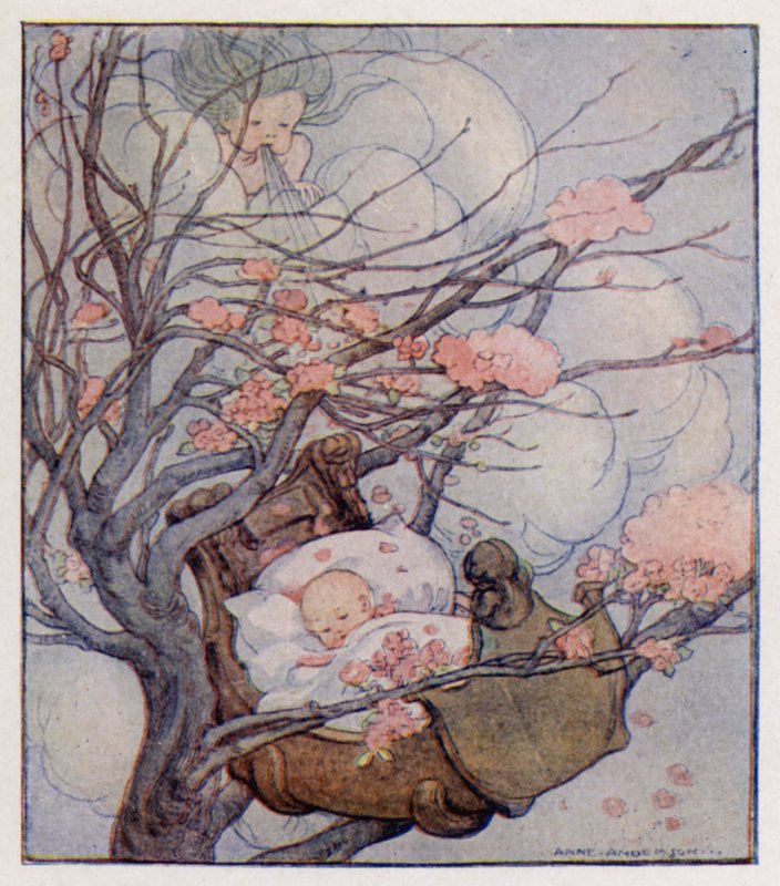Rima infantil: Hush-A-Bye, bebé, en la copa del árbol de Anne (after) Anderson