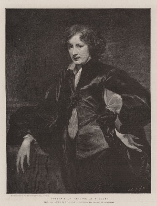 Retrato de Vandyck de joven de Anthony van Dyck