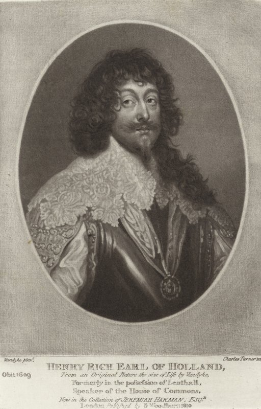 Henry Rich, Conde de Holanda de Anthony van Dyck