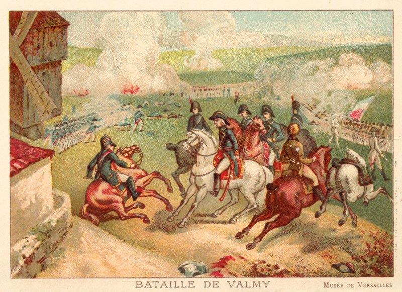 Batalla de Valmy, Francia, 1792 de Antoine Charles Horace Vernet