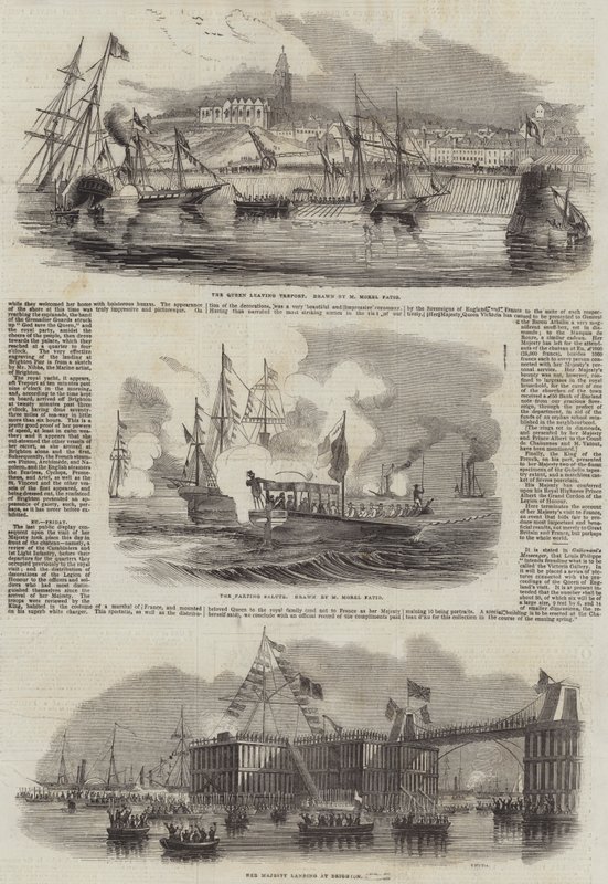 La visita de Su Majestad a Francia de Antoine Leon Morel Fatio