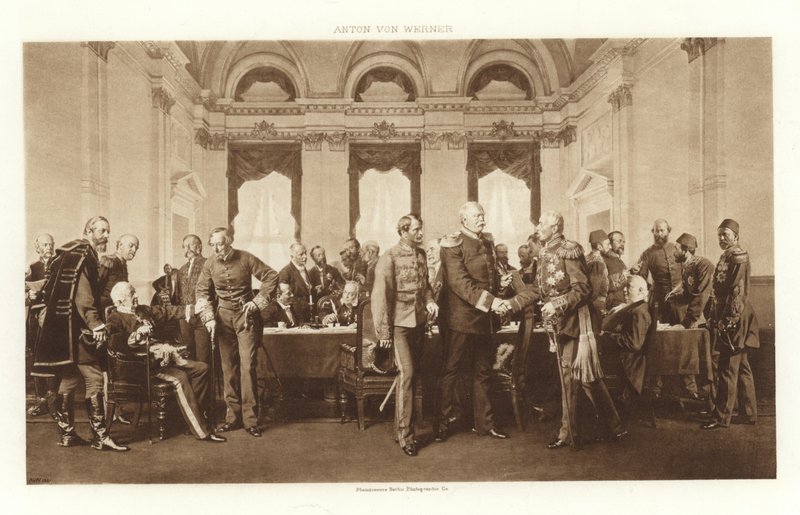 El Congreso de Berlín de 1878 de Anton Alexander von Werner