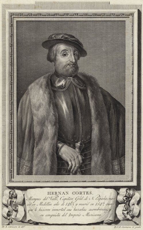Hernán Cortés de Antonio Carnicero
