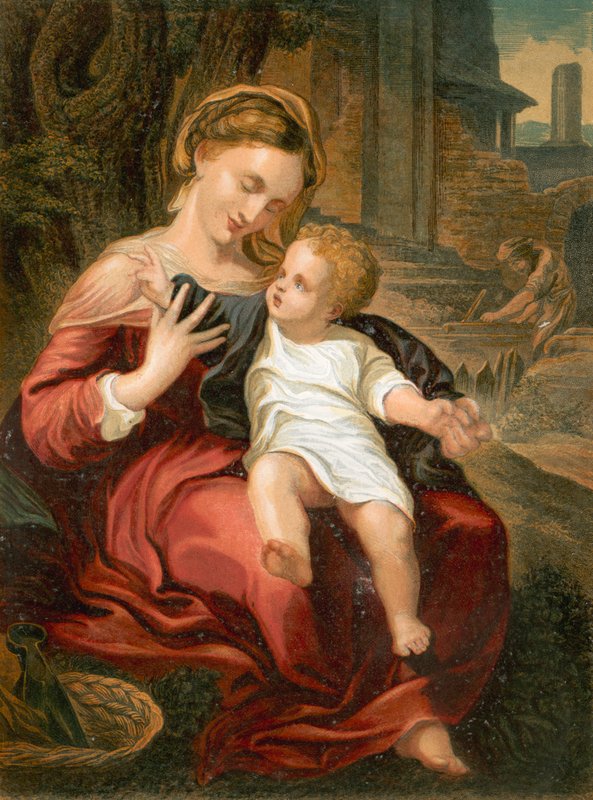 La Sagrada Familia de Antonio da Correggio
