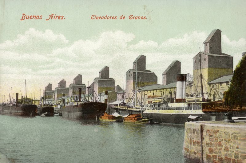 Elevadores de granos, Buenos Aires, Argentina de Argentinian Photographer