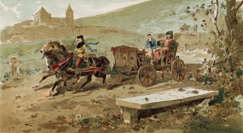 Carruaje destartalado, Países Bajos Españoles, siglo XVI de Armand Jean Heins