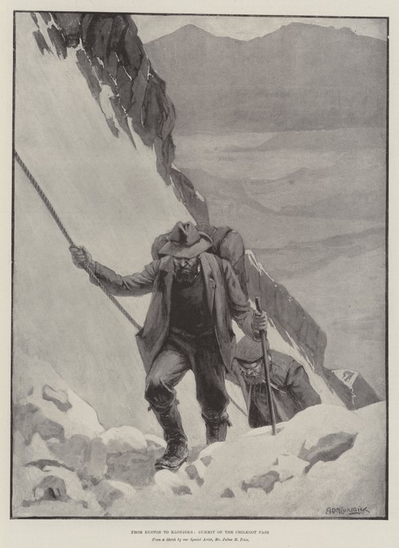 Desde Euston hasta Klondike, Cumbre del Paso Chilkoot de Arthur David McCormick