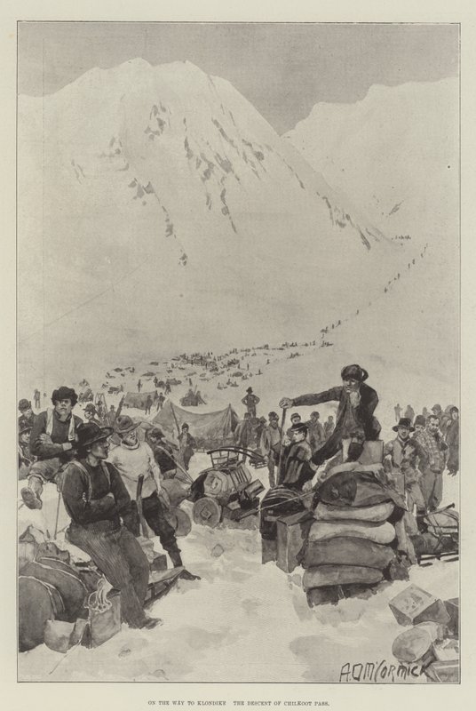 Camino a Klondike, el descenso del paso Chilkoot de Arthur David McCormick