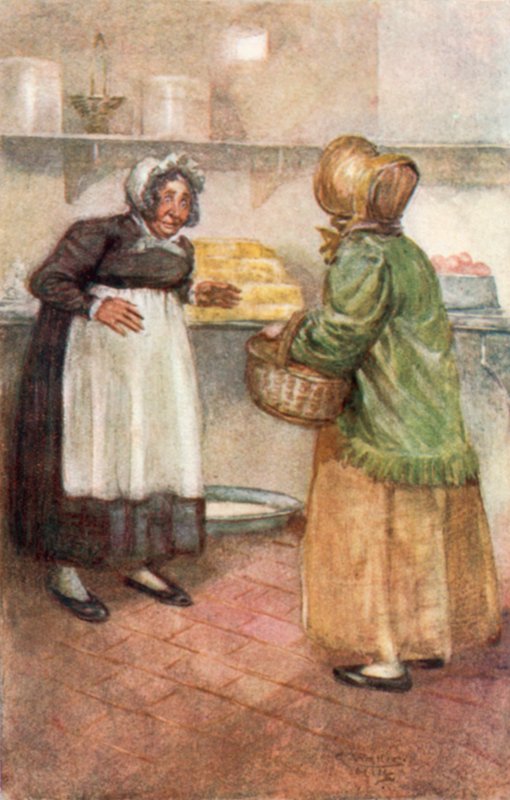 Ilustración de La abadía de Northanger de Jane Austen de Arthur Wallis Mills