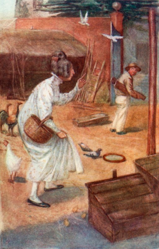 Ilustración de La abadía de Northanger de Jane Austen de Arthur Wallis Mills