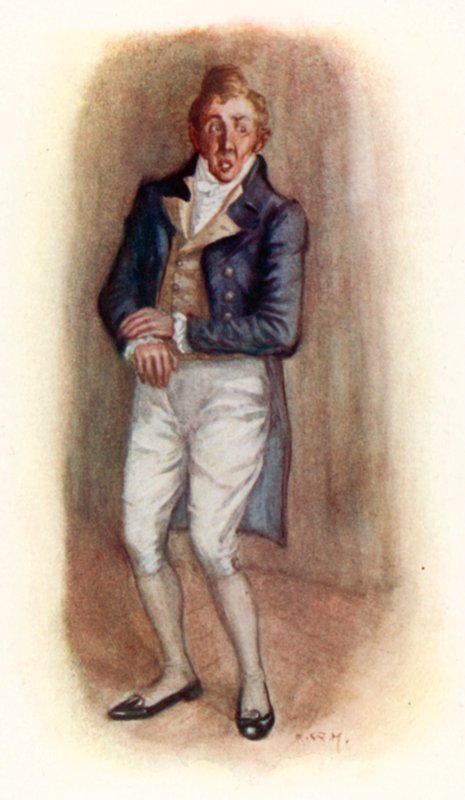 Ilustración de La abadía de Northanger de Jane Austen de Arthur Wallis Mills