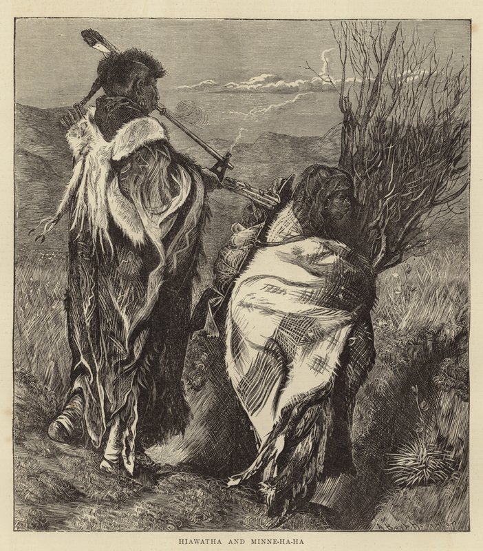 Hiawatha y Minne-Ha-Ha de Arthur Boyd (after) Houghton