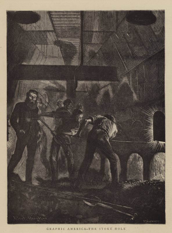 América gráfica, el agujero de Stoke de Arthur Boyd Houghton