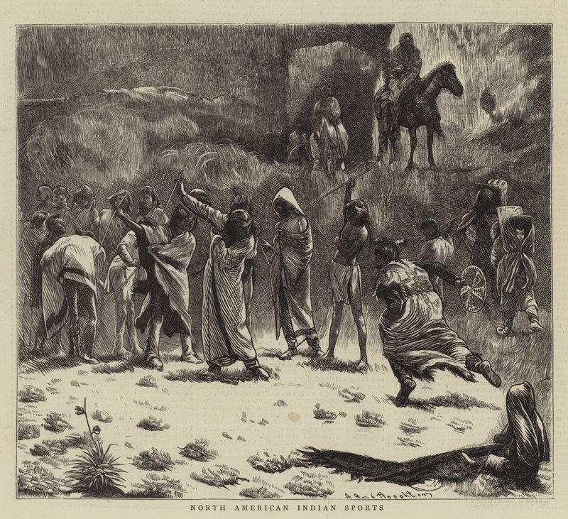 Deportes de los Indios de América del Norte de Arthur Boyd Houghton