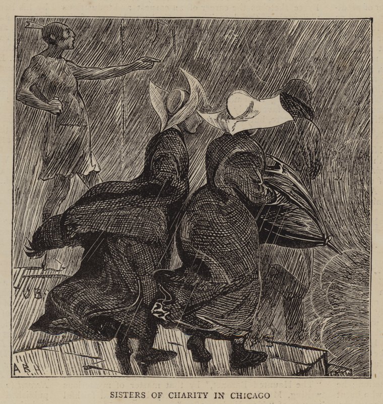 Hermanas de la Caridad en Chicago de Arthur Boyd Houghton