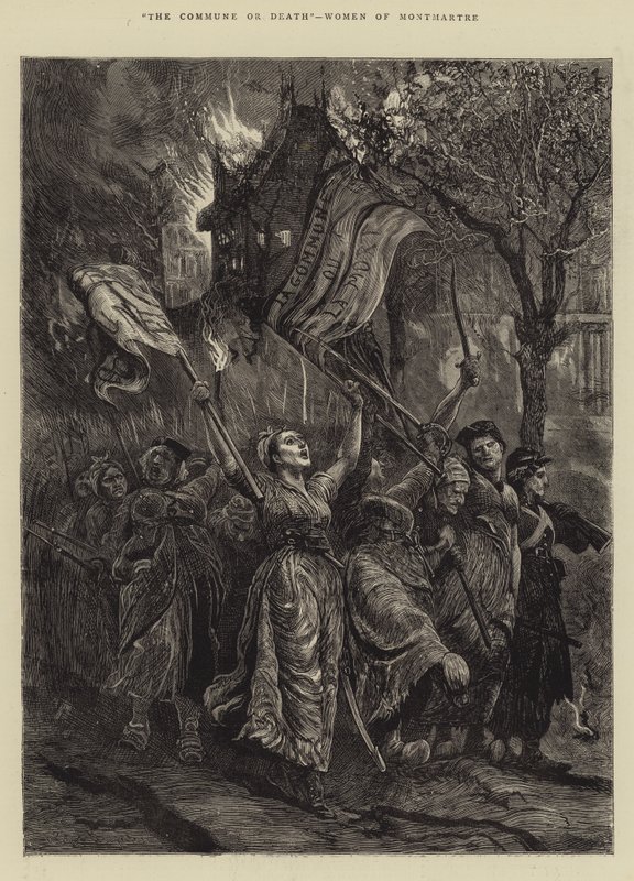 La Comuna o la Muerte, Mujeres de Montmartre de Arthur Boyd Houghton