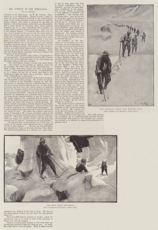 El Sr. Conway en el Himalaya de Arthur David McCormick