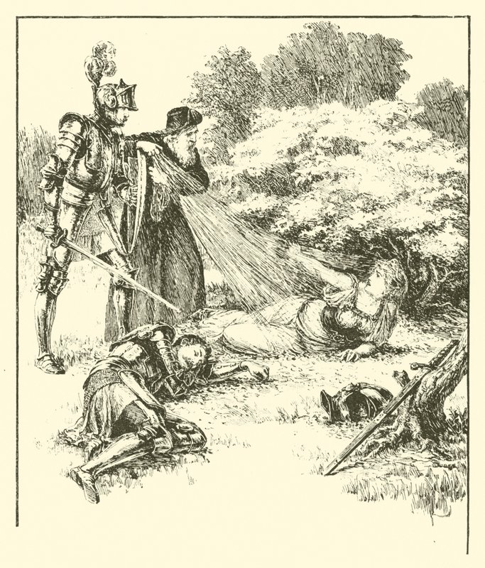Sir Guyon, El Jardín de los Placeres de Arthur George Walker