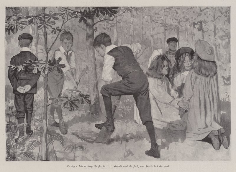 Cazando al Zorro, por E Nesbit de Arthur Herbert Buckland